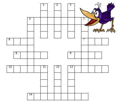 Crossword "Tales of A.S. Pushkin"