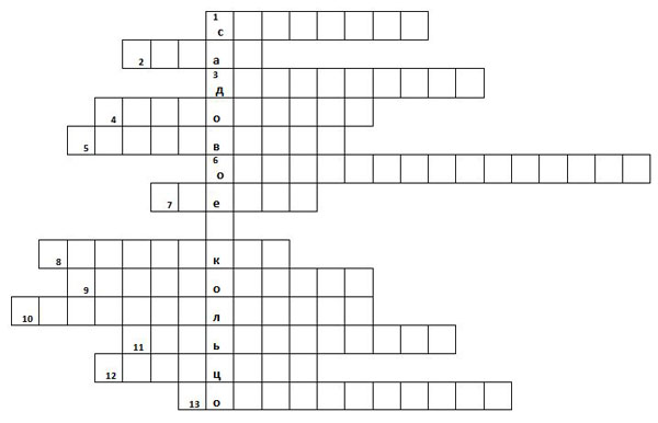 The Garden Ring Crossword