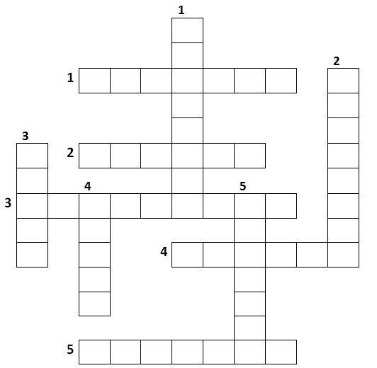 Crossword "The Origins of Russian Theatre"