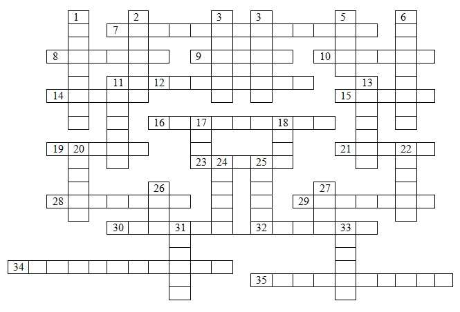 Physics crossword