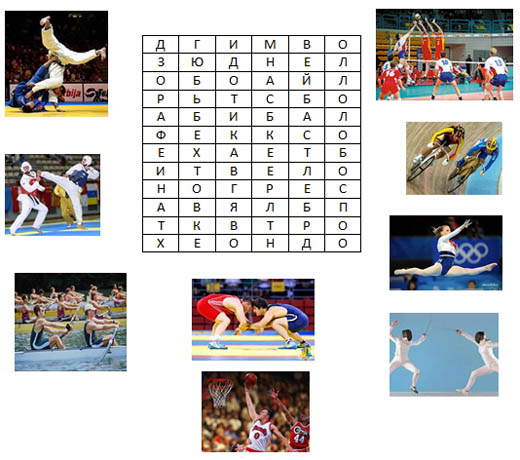 Hungarian crossword in physical education