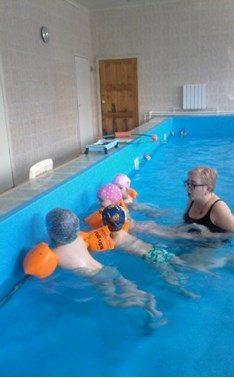 Swimming class