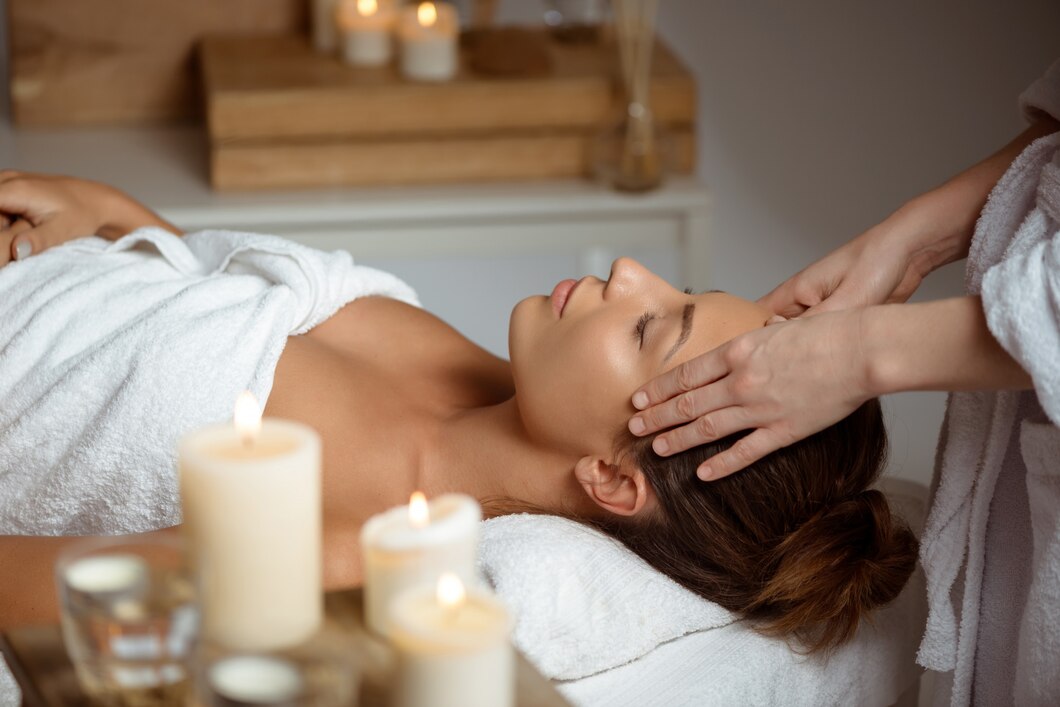 Example of a massage session